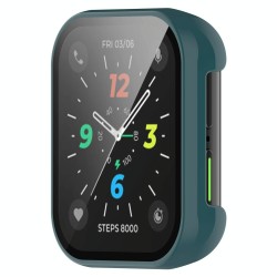 For OPPO Watch 2 42mm Fully Enclosed PC Tempered Film Watch Case(Green)