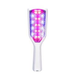 KAKUSAN KKS-203 Red Light Vibration Hair Comb Light Therapy Scalp Massage Instrument(White)