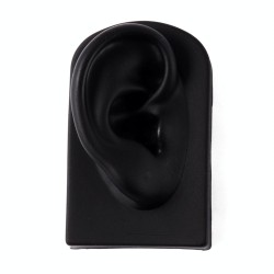 TX-S90 Simulation Ear Silicone Model For Practice Display, Style:Right Ear(Black)