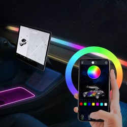 For Tesla Model3/Y Car Dashboard APP To Control Colorful Ambient Lights(CZY-429)