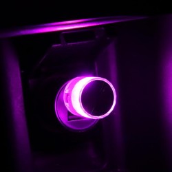 Car Decorative USB Universal LED Atmosphere Lamp, Color: Purple
