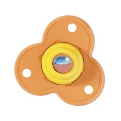Stainless Steel Stickable Universal Pulley, Size: Pearle Bag 4PCS/Pack(Vital Orange)