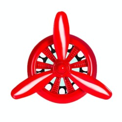 Car Air Outlet Perfume Aromatherapy Swivel Fan(Red Without Light)