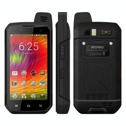 UNIWA B6000 PTT Walkie Talkie Rugged Phone, 4GB+64GB, IP68 Waterproof Dustproof Shockproof, 5000mAh Battery, 4.7 inch Android 9.
