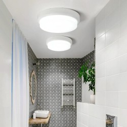 QSXDD-FSCB IP54 Waterproof Ceiling Lamp Dust-Proof Garden Corridor Wall Light Balcony Bathroom Ceiling Light, Power source: 18W 