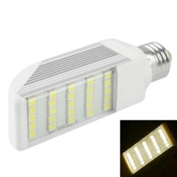 E27 6W 540LM LED Transverse Light Bulb, 25 LED SMD 5050, Warm White Light, AC 85V-265V