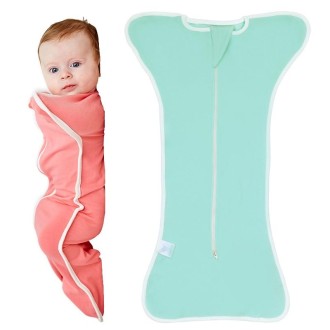 Insular Baby Cotton Quilt Newborn Swaddle Sleeping Bag Blanket, Size: 60cm For 0-3 Months(Green)