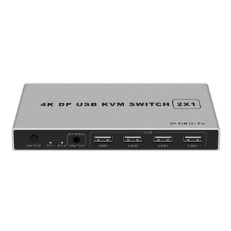 4K KYSW59 60HZ DP USB KVM Switch 2-in-1 Computer Sharing Device