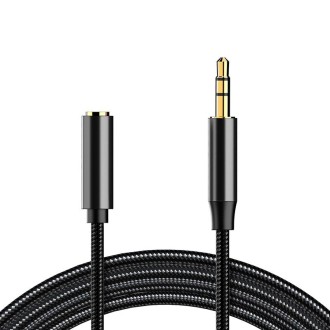 A13 3.5mm Male to 3.5mm Female Audio Extension Cable, Cable Length: 1.5m (Black)