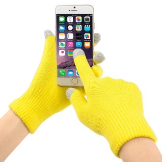Three Fingers Touch Screen Winter Warm Touch Gloves, Size: 21*13cm, For iPhone, Galaxy, Huawei, Xiaomi, HTC, Sony, LG and other 