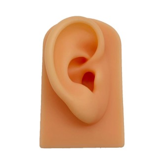 TX-S90 Simulation Ear Silicone Model For Practice Display, Style:Right Ear(Flesh Color)