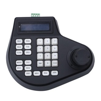 8003H Analog Coaxial Dome Control Keyboard RS485 PTZ, Specification:3 Axis(UK Plug)