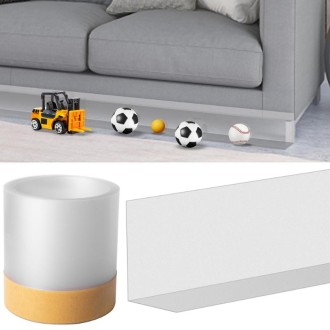 PVC Sofa Baffle Under-bed Toy Blocking Strap(Transparent)