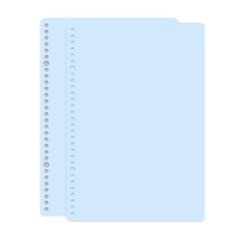 5sets Frosted Loose-Leaf Book Cover DIY Hand Book Cover, Size: B5(Blue)