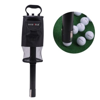 HOWTRUE Golf Detachable Standing Ball Picker(Black)