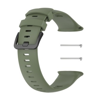 Solid Color Silicone Watch Band for POLAR Vantage V2(Green)
