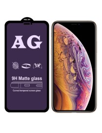 For iPhone XS Max / 11 Pro Max AG Matte Anti Blue Light Full Cover Tempered Glass