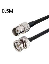 BNC Female To BNC Male RG58 Coaxial Adapter Cable, Cable Length:0.5m