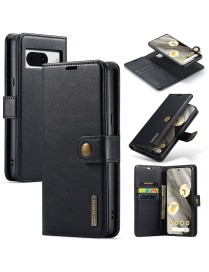 For Google Pixel 8 DG.MING Crazy Horse Texture Detachable Magnetic Leather Phone Case(Black)