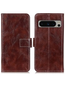 For Google Pixel 8 Pro Retro Crazy Horse Texture Flip Leather Phone Case(Brown)