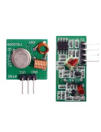 LDTR-WG0241 DIY 433MHz Wireless Transmitter + Receiving Module Superregeneration (Green)