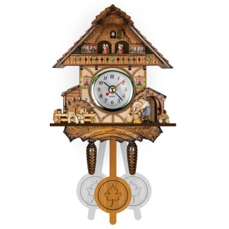 Barley Bird Wall Clock Retro Living Room Watch(CM008)