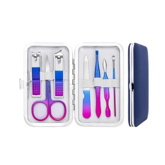 7 PCS/Set Stainless Steel Bright Beauty Nail Clipper Trimming Set