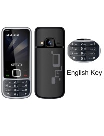 SERVO V9500 Mobile Phone, English Key, 2.4 inch, Spredtrum SC6531CA, 21 Keys, Support Bluetooth, FM, Magic Sound, Flashlight, GS