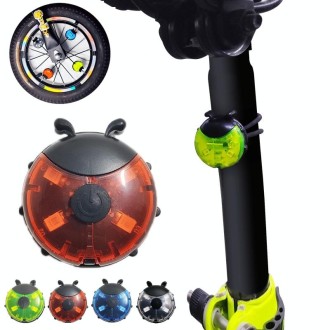 Ladybug Wheel Light Children Balance Bike Bicycle Hub Light, Color: Manual&Automatic