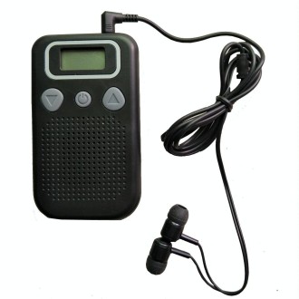 19A  Hearing Aids Sound Amplifier Battery Powered In Ear Hearing Enhancement Device(Black)