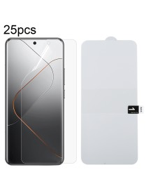 For Xiaomi 14 Pro / 14 Ultra 25pcs Full Screen Protector Explosion-proof Hydrogel Film