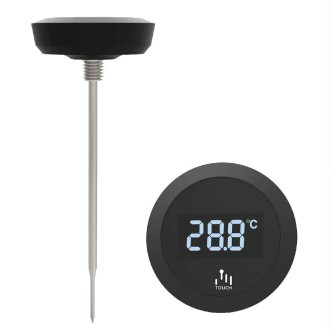 LCD Wireless  Waterproof Thermometer with Long Probe for Coffee Brewing Baking Cooking