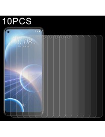 10 PCS 0.26mm 9H 2.5D Tempered Glass Film For HTC Desire 22 Pro