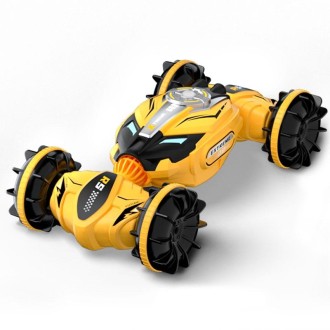 JJR/C Q150 2.4G 4WD Drive Double Sided Remote Control Amphibious Car(Yellow)