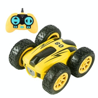 RD158-3 2.4G Mini High Speed Double Sided Remote Control Car Toy(English Box 08 Yellow)