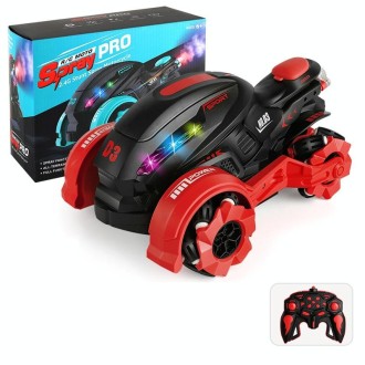 Remote Control Spray Four-wheel Drive Lateral Drift Stunt Car(Red)