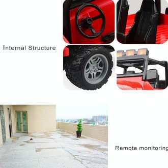Electric Children Four-Way Remote Control Car Toy Model Toy, Proportion: 1:18(Red Convertible 6062)