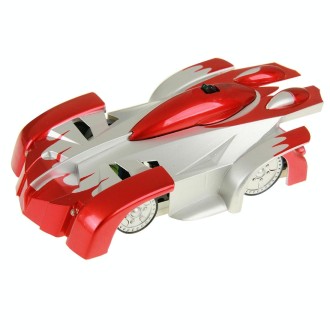 Superior Cool Infrared Control Toy Car Remote Control RC Wall Climber Car Climbing Stunt Car(Red)