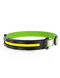 Portable Outdoor Camping Strong Light Rechargeable Warning Headlamp, Model: COB No Induction