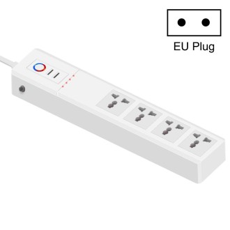 WiFi 10A SM-SO306-M 4 Holes + 2 USB Multi-purpose Smart Power Strip(EU Plug)