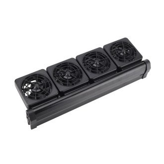 Fish Tank Cooling Fan Cooling Silent Aquarium Fan, Specification: 4 Head UK Plug