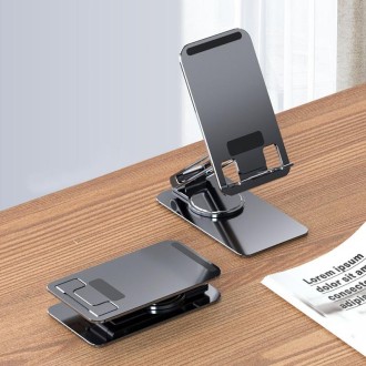 Portable Mobile Phone Tablet Desktop Stand, Color: K5 Not Expansion Gray