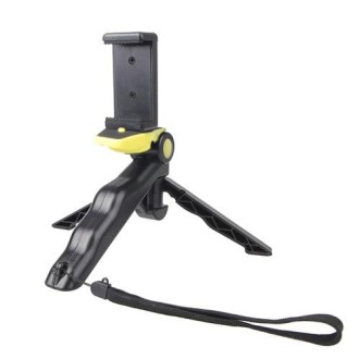 Portable Hand Grip / Mini Tripod Stand Curve with Straight Clip for GoPro HERO 4 / 3 / 3+ / SJ4000 / SJ5000 / SJ6000 Sports DV /