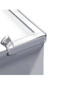PVC Household Transparent Anti-collision Strip Furniture Soft Edge Protector, Specification: 2 cm x 1 m