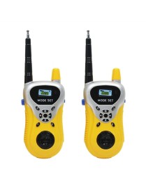 2289 1 Pair Children Mini Walkie Talkie Toys Wireless Talking Outdoor Interactive Toys(Yellow)