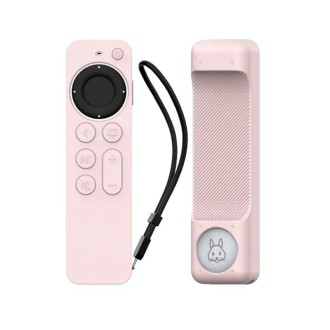 For Apple TV Siri Remote 2/3 AhaStyle PT165 Remote Controller Silicone Protective Case(Pink)