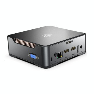 GK3V Windows 11 Pro Mini PC, Intel Gemini Lake J4125, Memory:8GB+256GB(EU Plug)