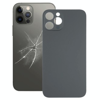 Easy Replacement Big Camera Hole Back Battery Cover for iPhone 12 Pro(Graphite)