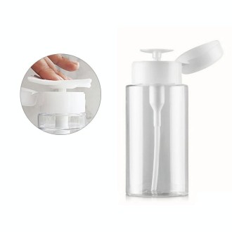 5 PCS Liquid Push Down Pump Dispenser Bottle Empty Plastic Bottle Container, 200ml