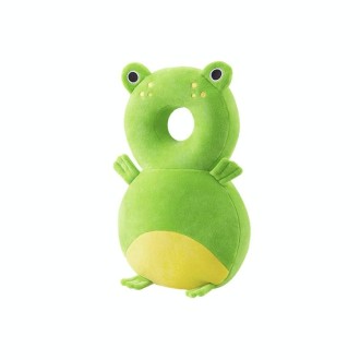 Infant Baby Learning to Walk Sitting Fall Protection Head Cotton Core Pillow Protector Safety Care, Size:Conventional(Frog Cryst